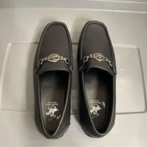 Beverly Hills Polo Club Black Textured Loafers with Silver Detail Beverly Hills Polo Club | Shoes | Beverly Hills Polo Club  main image 3